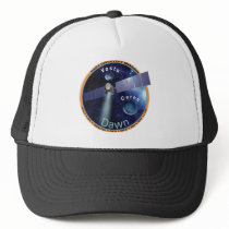 Dawn Mission Patch  Mesh Hats