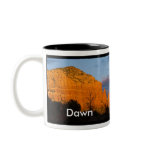 Dawn on Moonrise Glowing Red Rock Mug