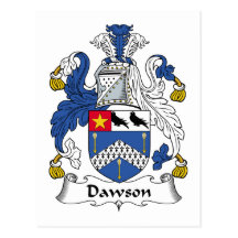 Dawson Family Crest Post Cards