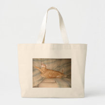 Dax Cat Napping Canvas Bags
