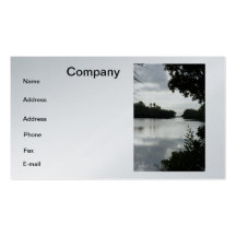 Day at the Lake Business Card Template