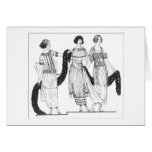 Day Dresses from 1919 Card