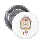 Day Fifty two - Cuckoo Clock Pinback Buttons