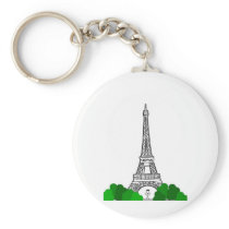 Day In Paris Keychains