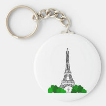 Day In Paris Keychains