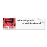 Day of Silence Bumper Sticker