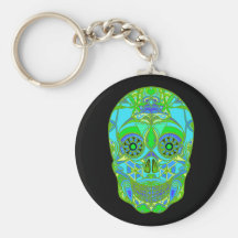Day of the Dead 3 Keychain