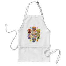 Day of the Dead Apron
