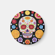 Day of the Dead Art Magnet