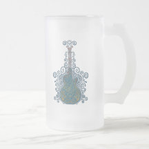 Day of the Dead Guitar Coffee Mugs