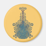 Day of the Dead Guitar Magnet