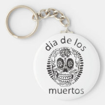 day of the dead keychain