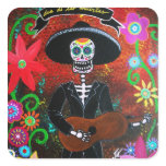 day of the dead mariachi stickers