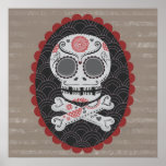 Day of the Dead Skull Día de los Muertos calaveras posters