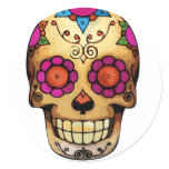 day of the dead skull stickers