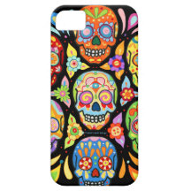 Day of the Dead Skulls iPhone 5 Case by Case-Mate