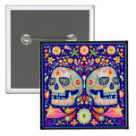 Day of the Dead Sugar Skull Pin