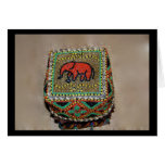 Dayak Art Borneo Elephant Card