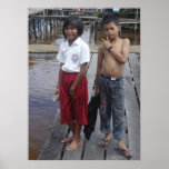 Dayak Children Living on the Kapuas River