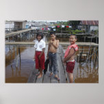 Dayak Children Living on the Kapuas River