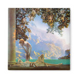 Daybreak - by Maxfield Parrish magnets