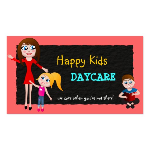 Daycare, Child Care, Babysitting Business Cards