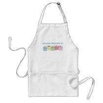 Daycare Provider of Twins Blocks Apron