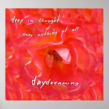 Daydreaming Haiku Art Print