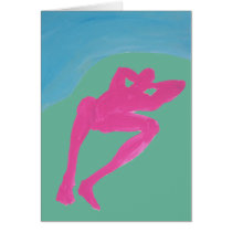 Daydreaming in Pink Greeting Cards