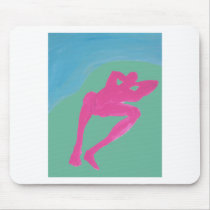 Daydreaming in Pink Mouse Pad