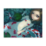 "Daydreaming Koi Mermaid" Postcard