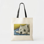 Daydreaming westie bag