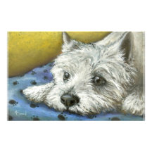 Daydreaming Westie Custom Stationery