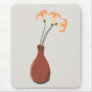 Daylilies in a Red Vase Mousepad