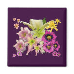 Daylily Collage magnets