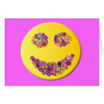 Daylily Happy Face Card