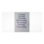 Days OfThe Week photo cards