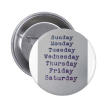 Days OfThe Week Pins