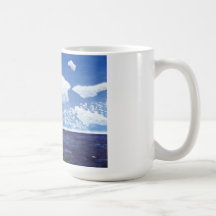 Daytime Lighthouse with Ocean View Painting Mugs