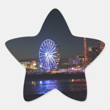 Daytona at Night Stickers