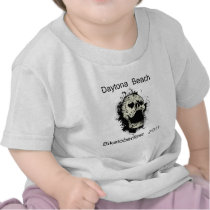 Daytona Beach Skull Biketoberfest 2011 Tshirt