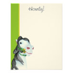 Dazzle Howdy Flat Note Cards Custom Invites