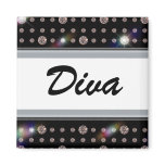 Dazzling Diamond 500 Refrigerator Magnet
