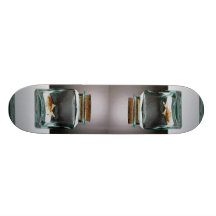 Dazzling Goldfish in jar Skate Boards