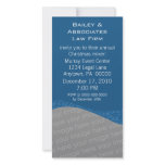 Dazzling Holiday Sparkle Party Photo Card, Blue photo cards