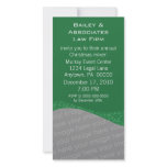 Dazzling Holiday Sparkle Party Photo Card, Green photo cards