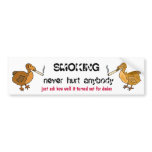 DC- Anti Smoking Dodo Bird Bumper Sticker bumper stickers