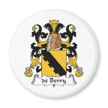 de Berry Family Crest magnets