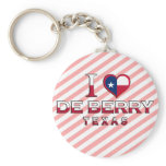 De Berry, Texas Keychain