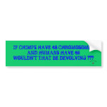 DE-EVOLOUTION ? bumper stickers